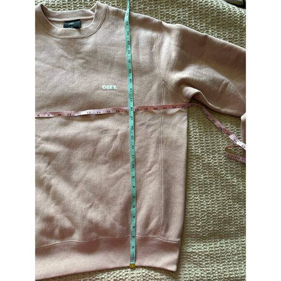 NWT Urban Outfitters Blush Pink Obey Sweatshirt Small - Picture 6 of 6